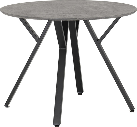 ATHENS ROUND DINING TABLE - CONCRETE EFFECT
