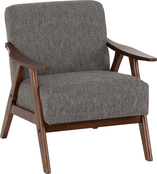 KENDRA ACCENT CHAIR - GREY FABRIC