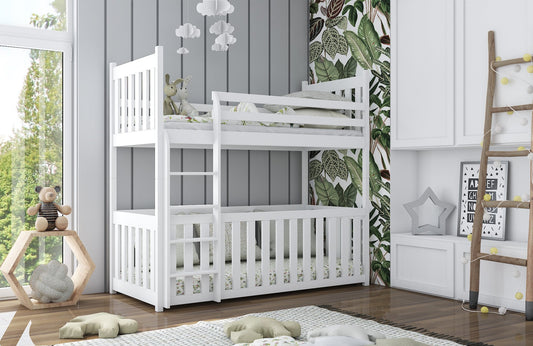 Wooden Bunk Bed Cris with Cot Bed Archie's Place UK