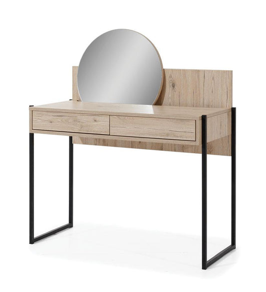 Glass Loft Dressing Table with Mirror Archie's Place