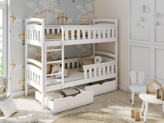 Wooden Bunk Bed Harry with Storage Archie's Place UK
