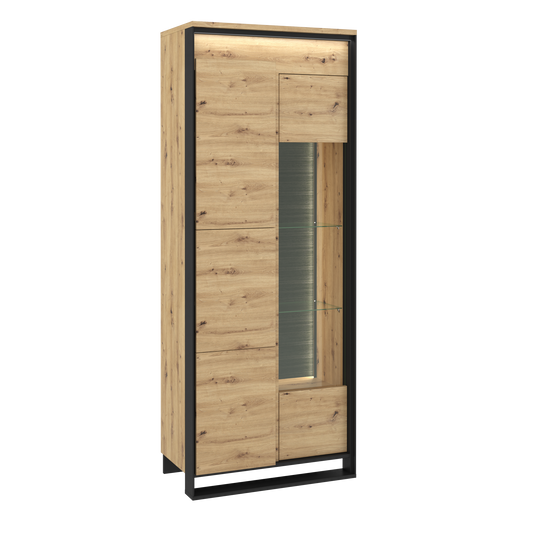 Quant QA-03 2 Doors Tall Display Cabinet Archie's Place