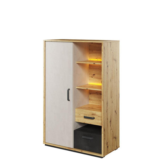 Qubic 05 Storage Cabinet with LED Archie's Place UK